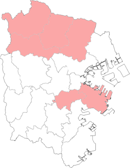訪問対応エリア地図